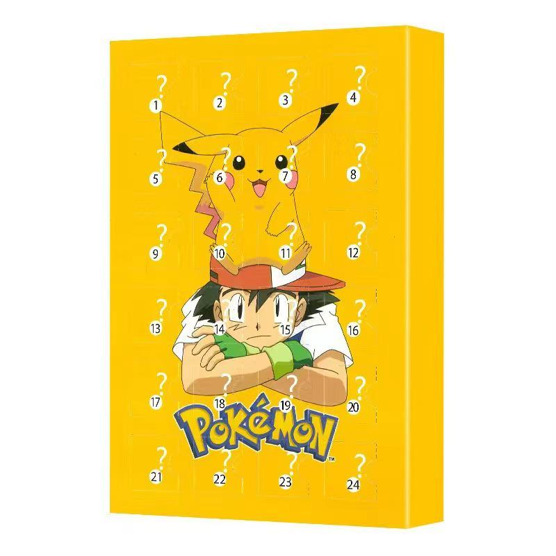 Рождественский адвент-календарь Pokémon: Набор для отсчета времени «Покемоны», 24 штуки