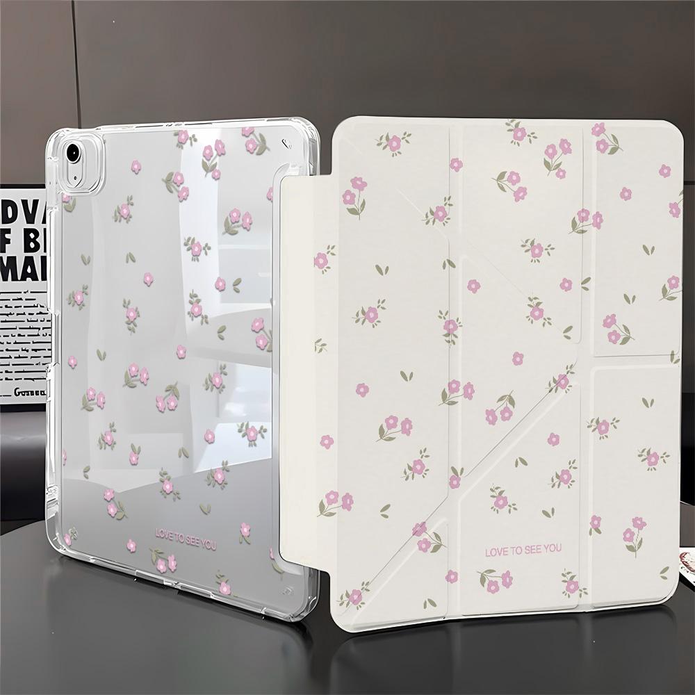 Para iPad Pro 11 12.9 13 Pulgadas M2 M3 2025 A16 11ª 10ª Generación 10.9 Air 5 4 9ª 8ª 7ª 10.2 Mini 6 Funda Inteligente con Soporte para Lápiz