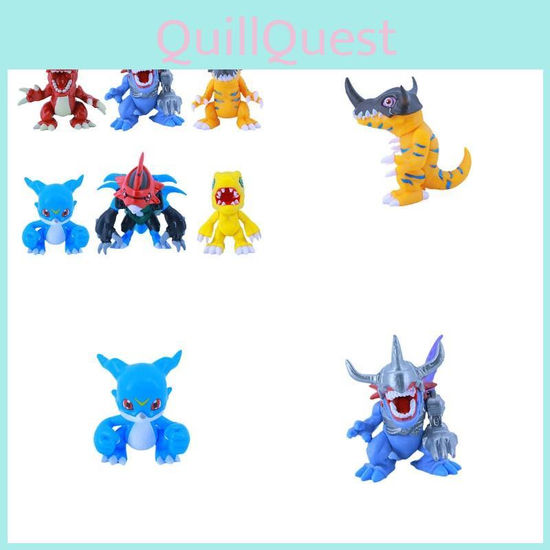 Cute And Adorable Digital Monster Pvc Toys For Display