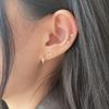 Youngglow 14k Tripple Bar Piercing