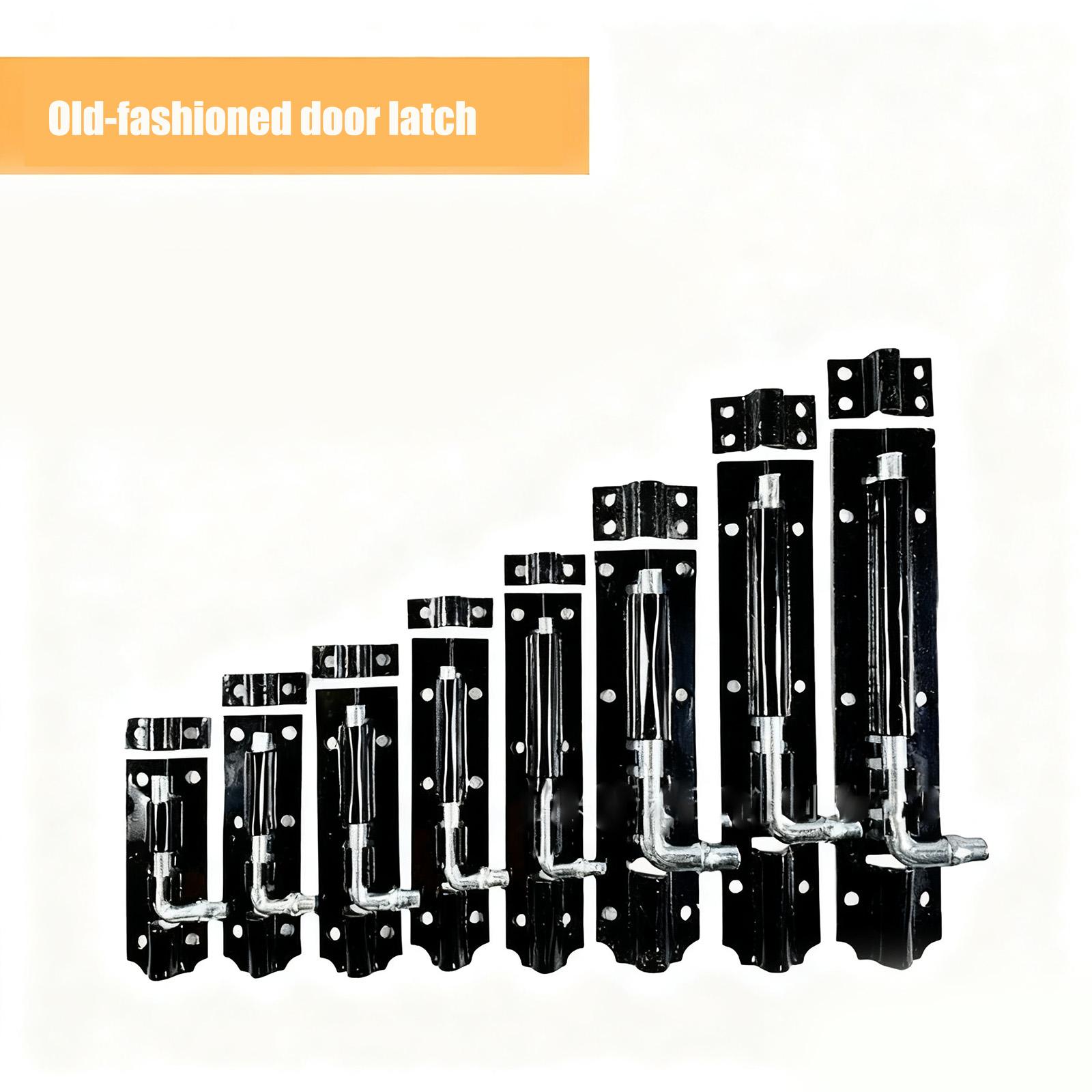 

1 шт. 3 дюйма - 6 дюймов Железный шпингалет Задвижка для двери безопасности Задвижка для двери Скользящий замок Бытовые аппаратные аксессуары One Size