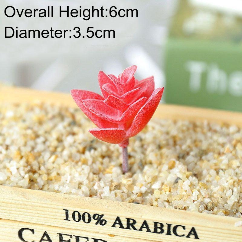 

Красный Флокированный Искусственный Суккулент Растения Настольный Стол Спальня Офис Мини Бонсай Орнамент Искусственные Растения Домашний Сад Декорация