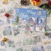 ZABC Four Seasons Landscape Sticker Book: Large, DIY Decoration with 4 Scenery Types