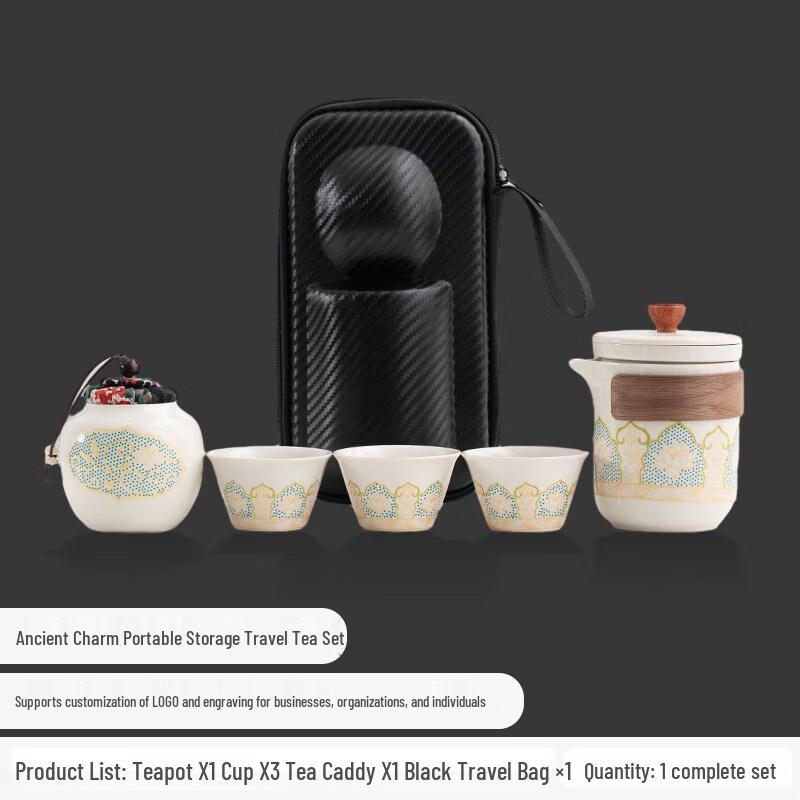 Portable Ceramic Travel Tea Set