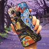 For Vivo Y33 / Y35 / Y36 Case 3D Flower Relief Silicone Emboss Back Covers for Vivo Y36 4G Case VivoY36 Printed Soft Cartoon