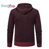 Cozy Up Cardigan Casual Subțire cu Glugă și Fermoar Complet pentru Bărbați Toamnă și Iarnă Simplu