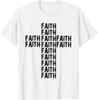 Faith Cross Inspirational Christian T-Shirt