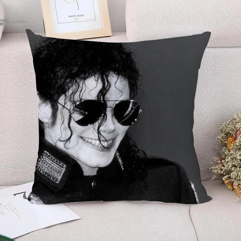 Dekorativní povlak na polštář Michael Jackson 40x40 Potah na polštář 40x40cm Povlaky na polštáře Polštáře na postel pro obývací pokoj Polštáře na pohovku Polštář