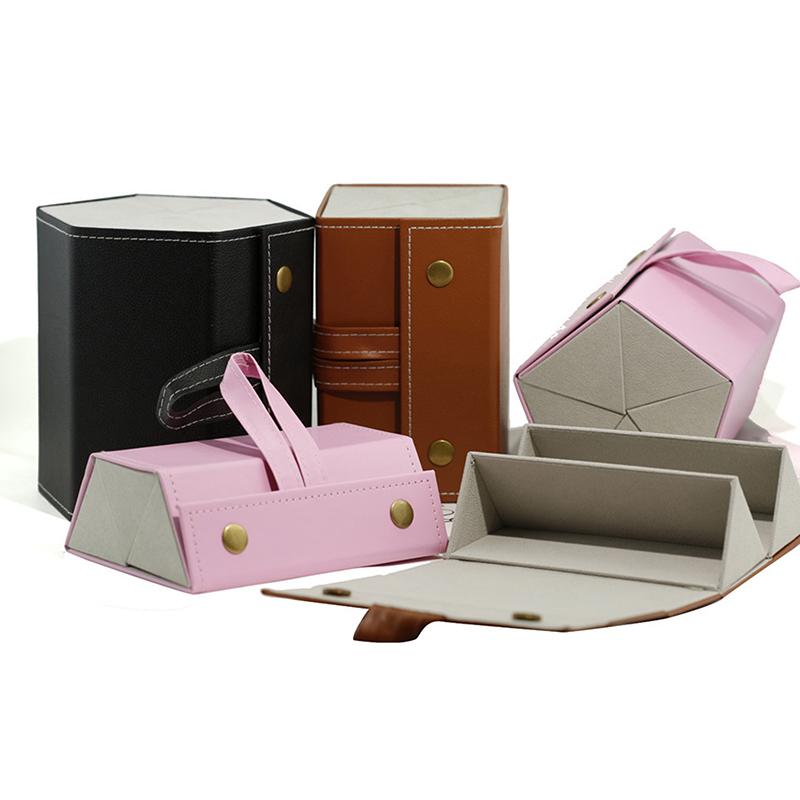 1Pc 2/3/4/5/6 Slots Foldable Eyeglasses Holder Storage Box Sunglasses Case Glasses Organizer Portable Glasses Case