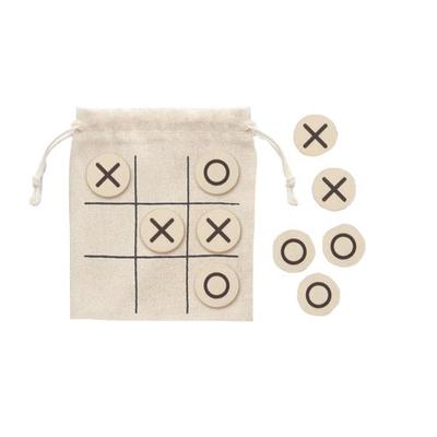 MidOcean Topos Wooden Tic-Tac-Toe Game
