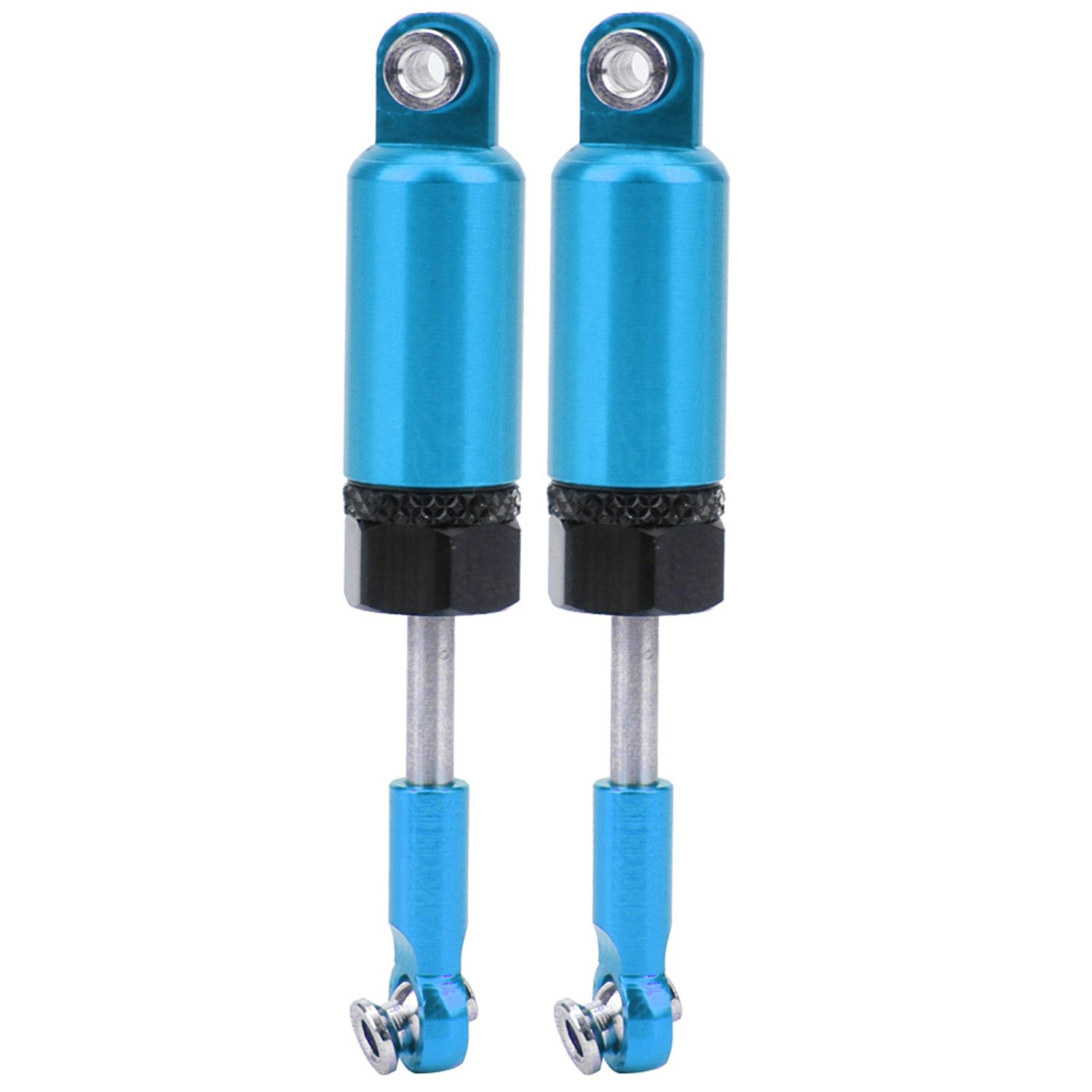 

2pcs Front Rear Metal Shock Absorbers Upgrade Parts Fit for WPL C‑14 C‑24 1Celsius16 RC Car