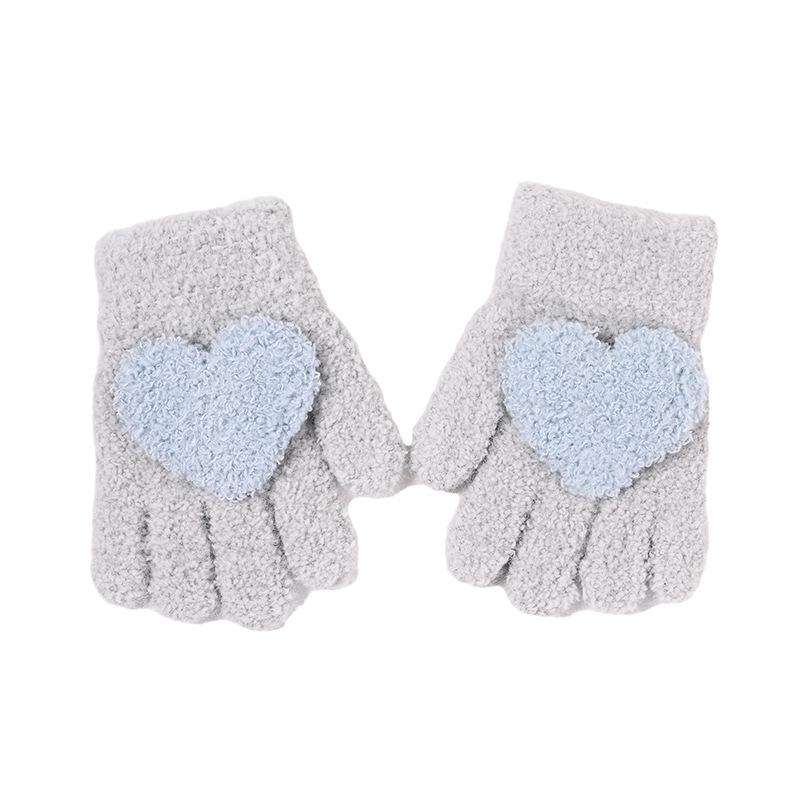 Gemütliche Fünffinger-Strickhandschuhe für Kinder für Herbst/Winter