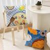 Food Paella Pizza Wall Art Pillow Case Sofa Decorative Home Double-sided Printing Short Plush Cushion Pillow Cover Holiday Gift