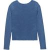 Levis Casual Solid Color Round Neck Single Button Long Sleeve Knit Sweater Women Sweater 003SK-0001