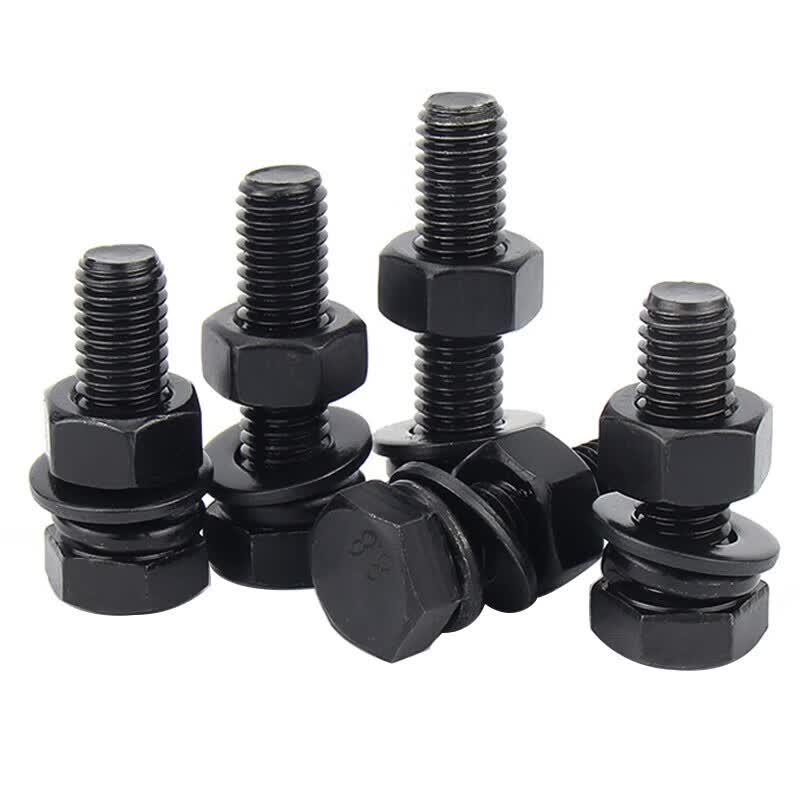 Kaying 8.8 Grade Blackened Hex Bolt & Washer Set
