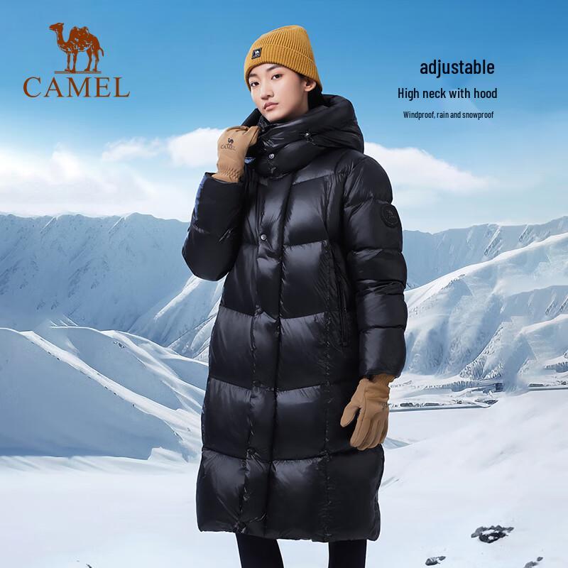 Camel Outdoor 2024 Water-Repellent Long Duck Down Parka