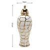 home decor vases Ceramic electroplated general jar Nordic flower vase handicraft decoration foyer soft decoration storage jars