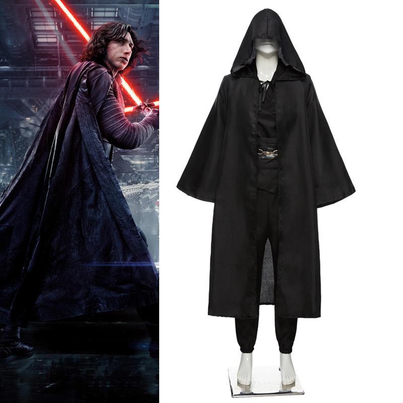 Star Wars Jedi Anakin Cape Cosplay Costume - Retro European American Style Large