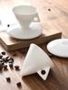 Hrnek na kávu Vintage Instagram Style Kostní porcelán Trojúhelníkový kuželový hrnek Vintage keramický šálek na latte z kostního porcelánu Hrnky na kávu
