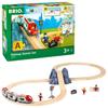 BRIO WORLD Figure-8 Starter Set 33773 (26 Pieces) for Ages 3 and Up (electric Train, Toy, Wooden Tracks)