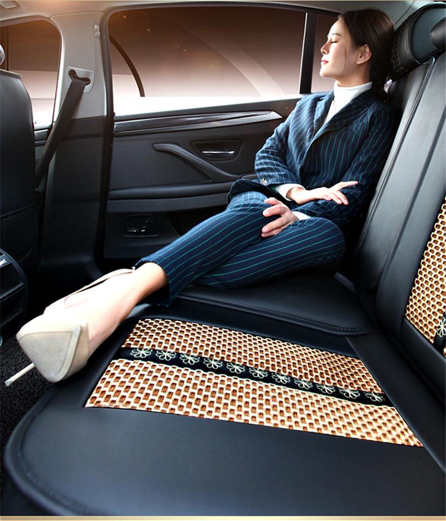 PU Leather +Ice Silk Auto Car Seat Covers Automotive Seat Covers for Most of Car