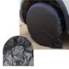 Tire Cover Trailer RV Black Waterproof UV Weather Resistant Car Tires Storage Bag RV Wheel Protector Oxford Cloth