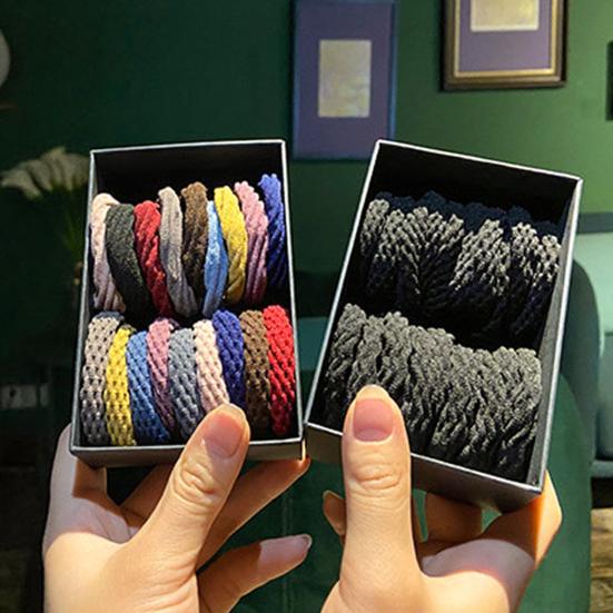 5Pcs Women Simple Mini High Elastic Hairband Hair Ring Rope Headwear Accessories