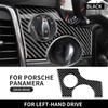 3D Carbon Fiber Headlight Switch Hole Cover Sticker for Porsche Panamera 2010-2016