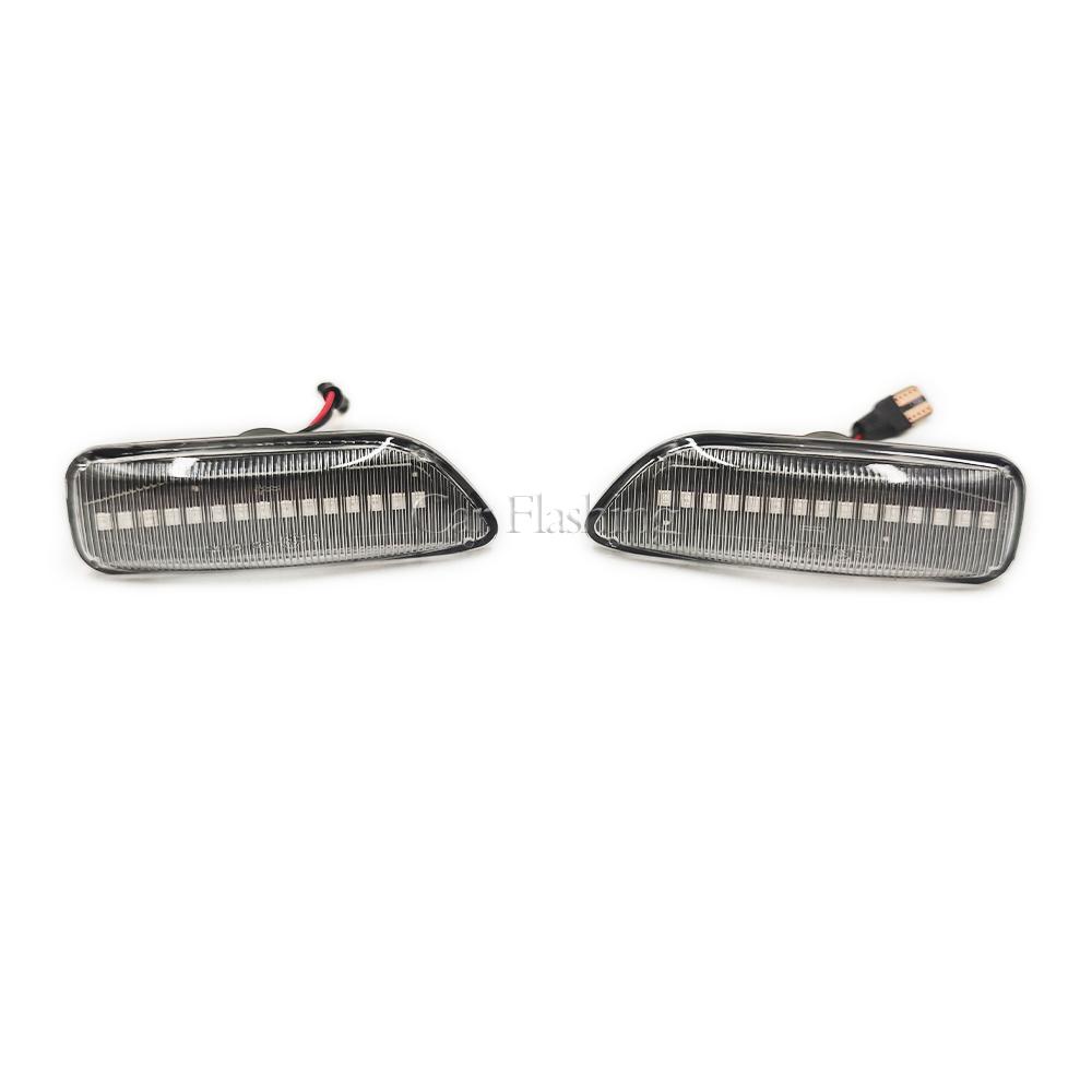 Bernsteinfarbener LED Seitenmarkierungs-Blinker Blinkleuchte für Volvo XC90 S80 XC70 V70 S60 2001-2009 Dynamische Lichtanzeigeleuchte