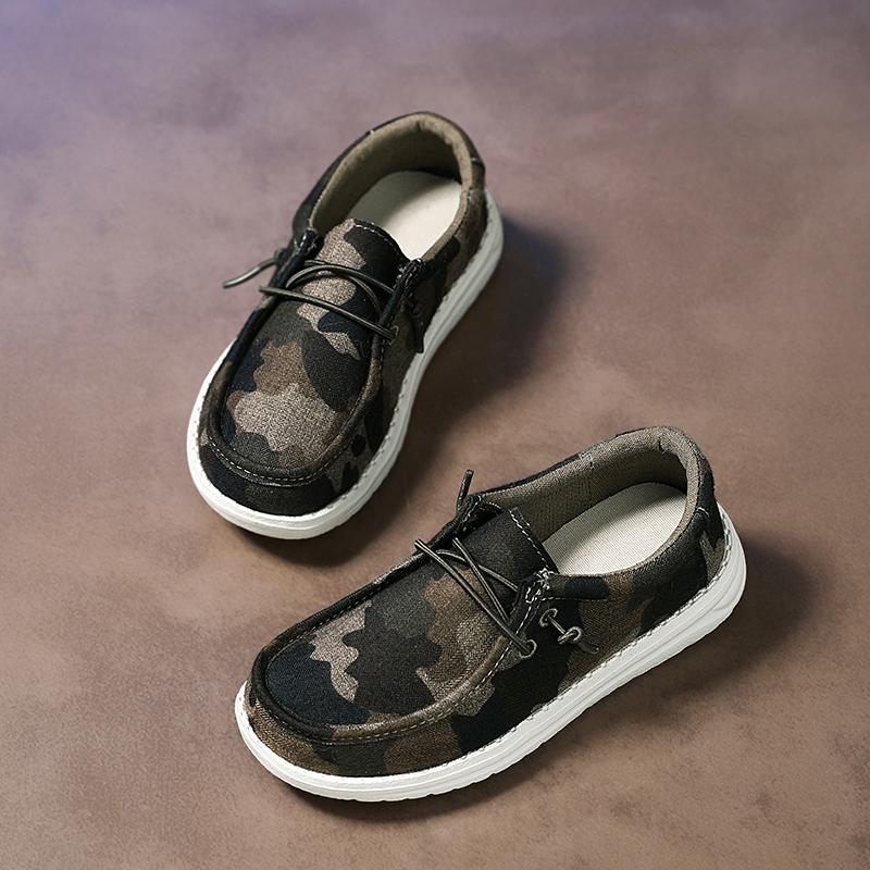 Boys' Boat Shoes Lightweight School Student Casual Boys' Espadrilles for Kids Children Shoes Unisex