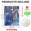 Disney Pearl Painting Rapunzel Unicorn Snow Forest Creative Art 5D Pearl Embroidery Cross Stitch Kit Handmade DIY Home and Room Decor Gift