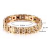 Luxus Kristall Strass Armbänder Für Paar Magnetisches Armband Germanium Magnetische Gesunde Therapie Energie Schmuck Frau Charme