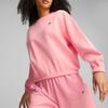 Puma Downtown Oversized Sweatshirt Women Sweatshirt Peach-Milkshake 621455-63