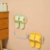 WallMounted Shoe Rack, Slipper Organizer, NoDrill Towel Bar for Bathroom Entryway