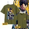 Anime Dragon Ball Vegeta Pure Cotton Tshirt 2026 Summer KidsUnisexsWomens Fashion Casual Short Sleeved Tshirt Streetwear Y2k