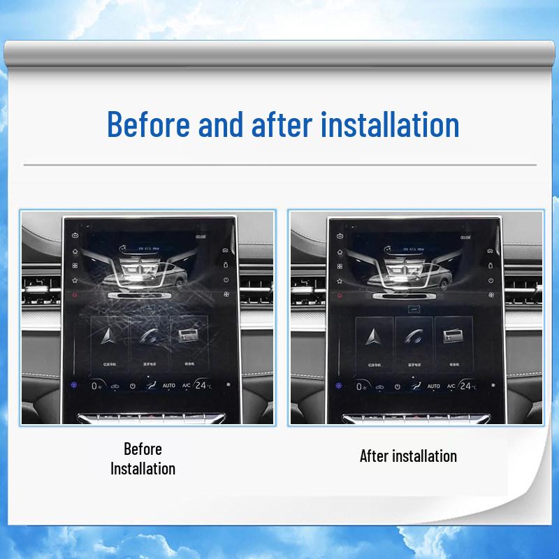 JAC A5 Plus Navigation Screen Protector & Gear Panel Film for 2024–25 Models