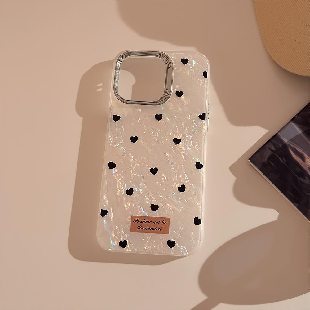 

Чехол-накладка Black Heart для iPhone 13 iPhone 15 iPhone 16 Pro Max iPhone 11