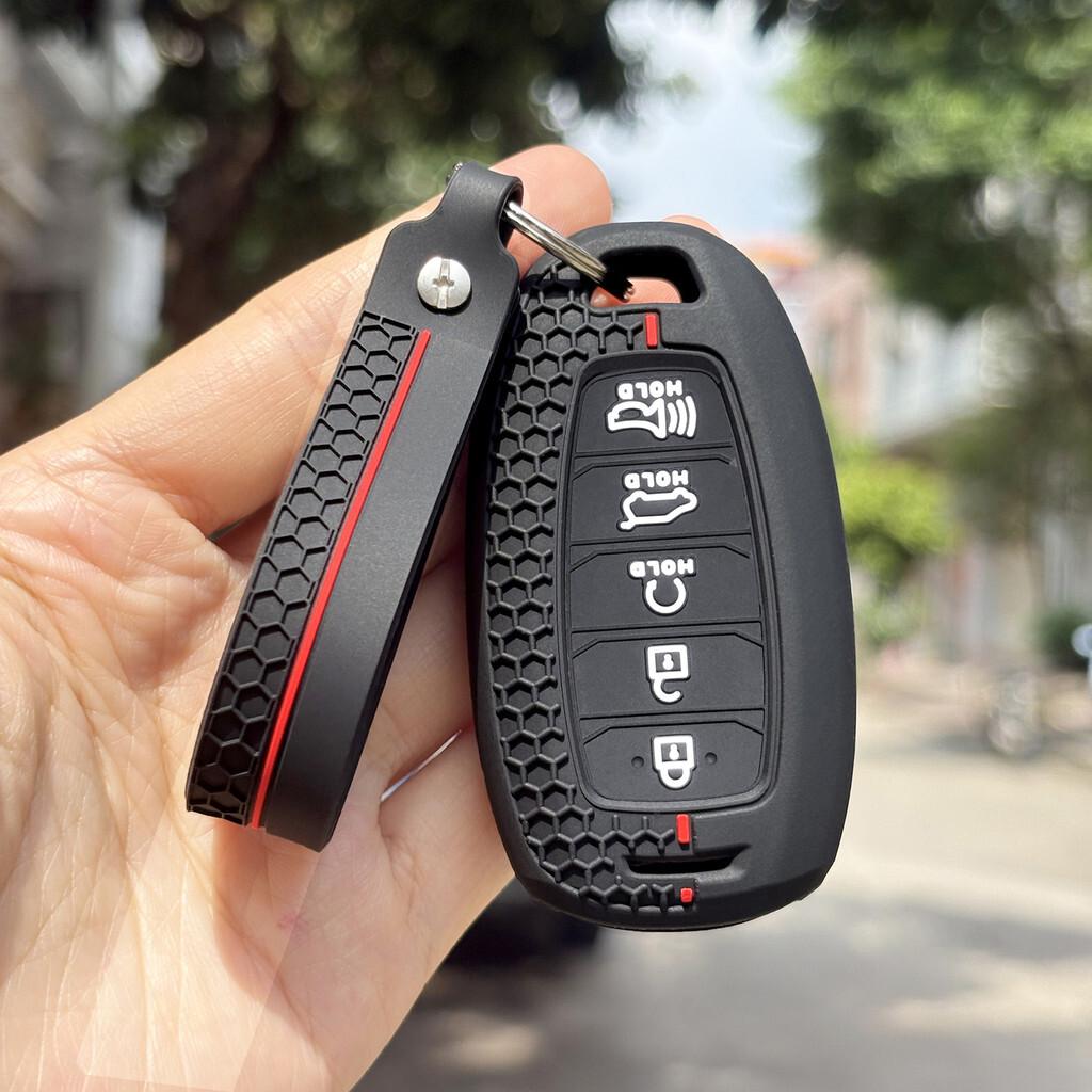 Key Case Cover For Hyundai Creta I20 I30 IX35 IX25 Elantra Grandeur Accent Solaris Sonata Palisade Kona Keychain