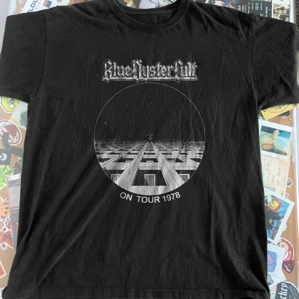 Blue Oyster Cult In Tour 1978 Stile Base Classico T-Shirt Unisex Taglia S-5XL