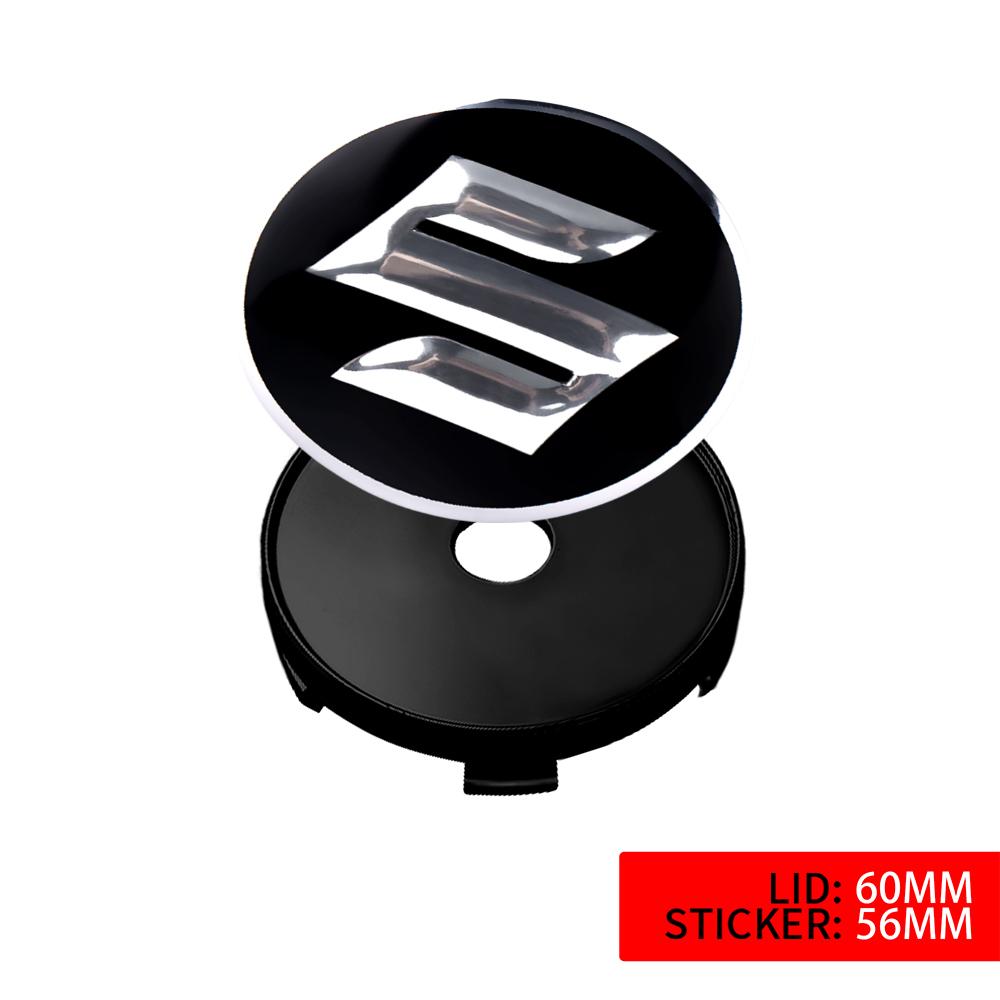 Cache-moyeu de roue de voiture Autocollant Badge Accessoires Auto Pour Suzuki Swift Sport Vitara Jimny SX4 Alto Splash Wagon Baleno