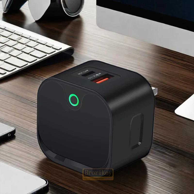 USB C Nabíjecí Zástrčka 25W PD USB Typ C Rychlá Nabíječka Rychlá Nabíječka Telefonu Nástěnný Adaptér Pro iPhone 15 14 13 Pro Xiaomi Samsung