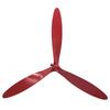 Industrial Floor Fan Blade, Cow Horn Design, 3-Blade Accessory with Plastic, Steel, Titanium, and Magnesium Alloy Components