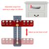 Aluminum Alloy Cabinet Hardware Jig Wood Drilling Tool Set Drill Template Guide for Door and Drawer Handle Installation