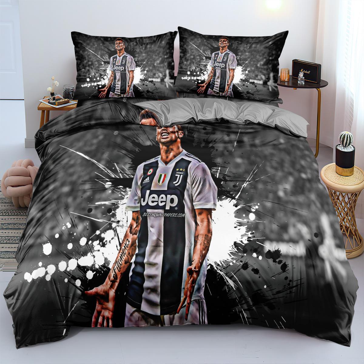 

Комплект постельного белья «Звезда Чемпионата мира», трехпредметный, абразивная ткань 90-120 г, 3D цифровая печать 90 * 200