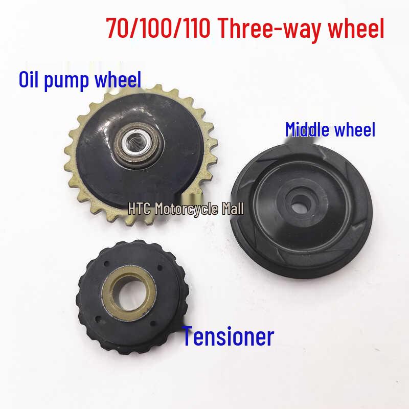 JH70/90/100 Motorcycle Tricycle Frame & Timing Wheel Tensioner with Oil Pump
