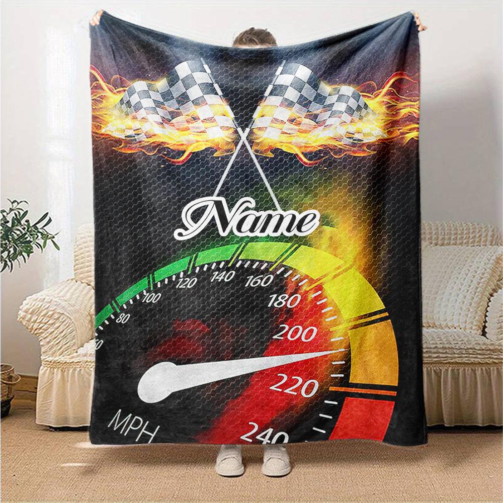 Badminton Customize Your Name Home Blankets Comfortable Soft Lightweight Allseason Multipurpose Blanket For Picnics Couches Offices Beds Living Rooms