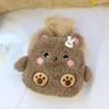 Removable Cartoon Warm Water Bag Leak-proof Water-filling Bottle Cartoon Hot Water Bottles  Gifts