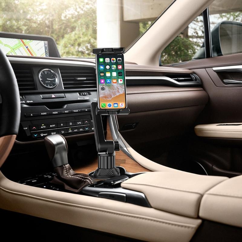 Water Cup Holder Container Car Interior Accessories Phone Bracket Stand Rack Cellphone Organizers Secure Grip for Tablet