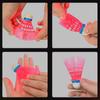 3/6Pcs Luminous Badminton Balls Set, Nylon Sport Badminton, Colorful Light-up Shuttlecocks for Indoor/Outdoor Sports
