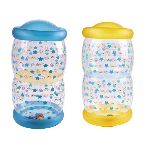 Infant Crawling Roller Toy Portable Wear-resistant Transparent Quick Inflatable Early Development Toy Daily Use